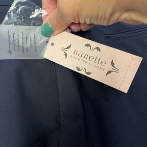 Navy blue work slacks